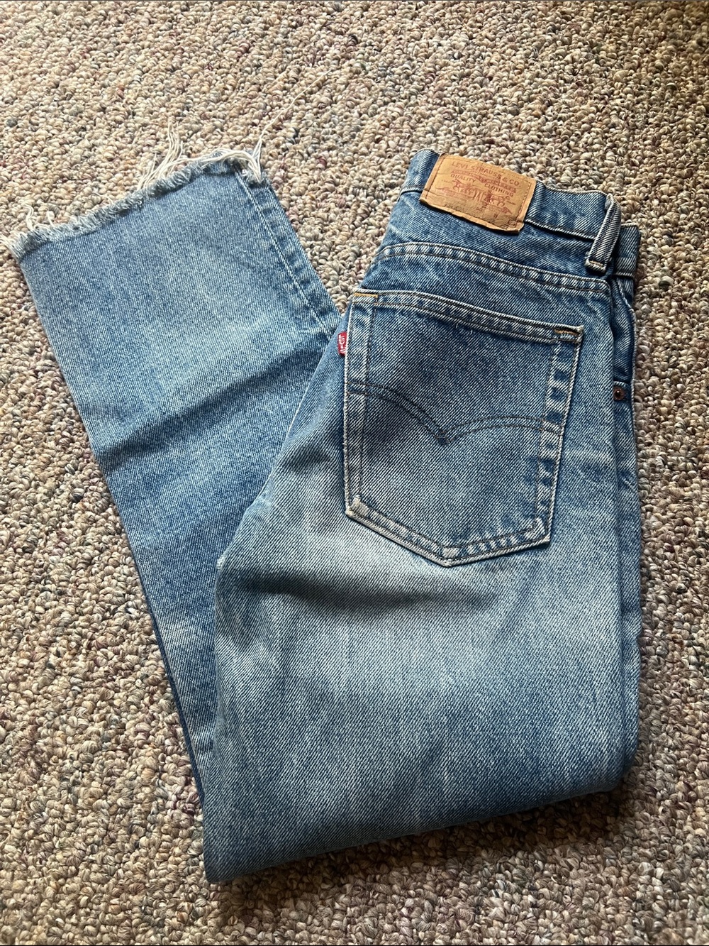 Levi’s with step hem